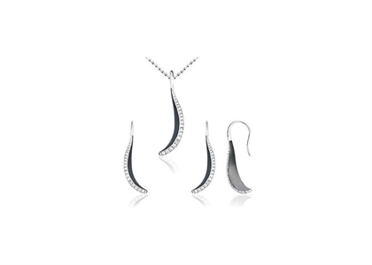 White Gold Plated | Fashion Pendant Sets